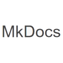 Icon for package mkdocs