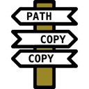 path-copy-copy icon
